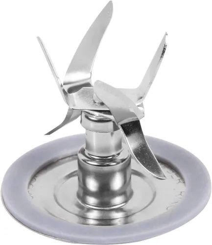 Vista 3 de Cuchilla de licuadora para piezas de repuesto Oster Blender con tapa de base de tarro y junta tórica, kit de actualización de accesorios (6 puntos)