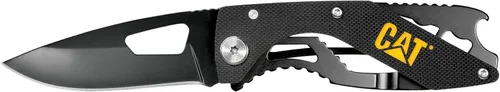 Vista 8 de CAT Cuchillo plegable de esqueleto, mango G10, hoja de acero inoxidable 3Cr13MoV, Liner-Lock, EDC cuchillo de campamento al aire libre