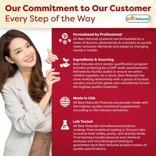 Vista 4 de Best Naturals 5-HTP 200 mg 120 cápsulas vegetarianas