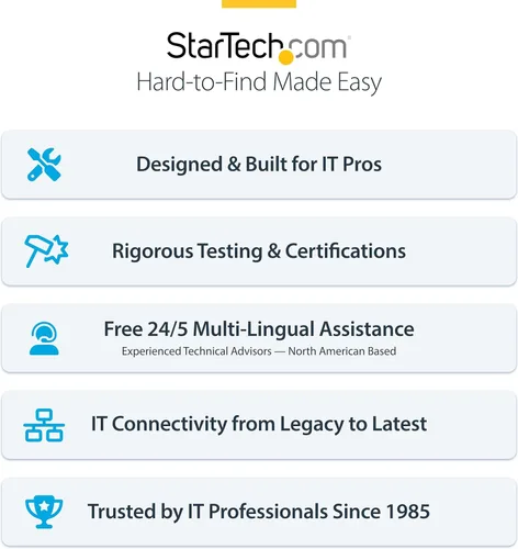 Vista 8 de StarTech.com Estación de acoplamiento de triple monitor USB-C para MacBook Pro / Air M1 M2 M3 M4 y Windows, base universal 4K HDMI DP compatible