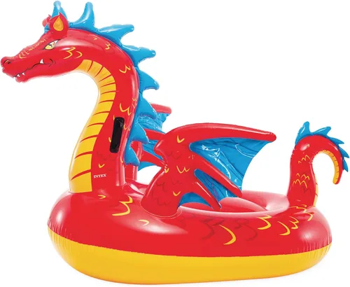 Vista 6 de Intex Dragón místico montable, tamaño desinflado: 6.5 ft x 5.7 ft (57577NP)