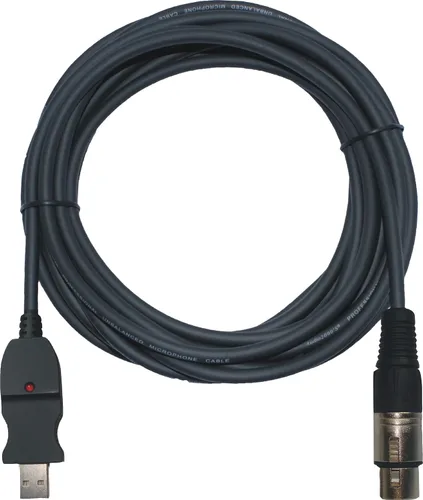 Vista 3 de Audio2000'S APM150PRO-U Micrófono dinámico profesional de neodimio supercardioides con cable XLRF-USB de 20 pies