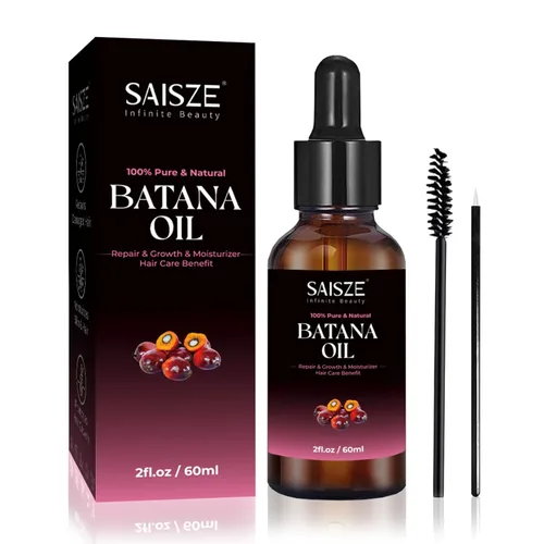 Aceite de batana para el crecimiento del cabello, aceite orgánico de Honduras, nutre el cuero cabelludo, fortalece el cabello, 2.0 fl oz