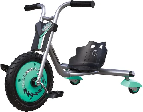 Razor RipRider 360 Mini, triciclo giratorio de 360 grados, ruedas traseras inclinadas dobles para facilitar el giro y derrape fácil, marco y