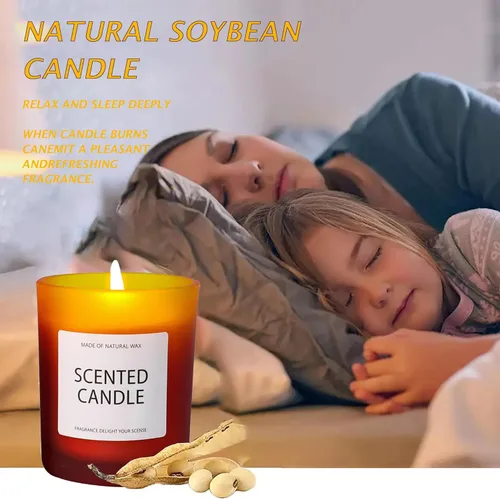 Vista 2 de Velas perfumadas de regalo para mujeres, velas para el hogar, velas perfumadas de aromaterapia, cera de soja natural, vela perfumada para San