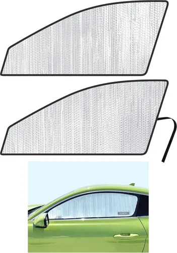 Vista 11 de YelloPro - Parasol para ventana lateral para asiento delantero (juego de 2) ajuste personalizado para Ford Mustang convertible 2015, 2016, 2017