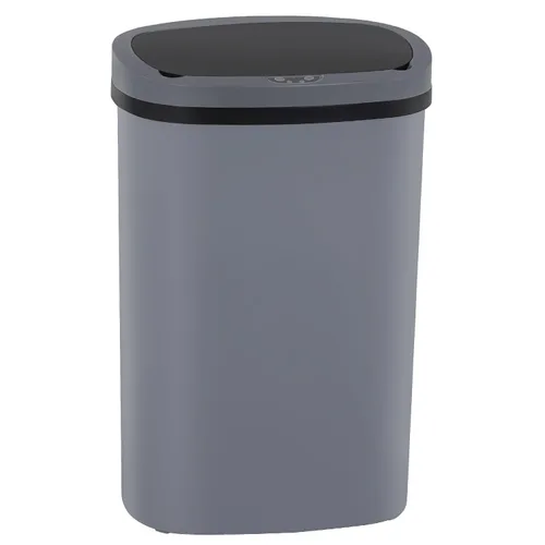 Vista 18 de BestOffice Papelera de 13 galones con tapa Papelera automática sin contacto Control de olores Diseño ovalado moderno Fácil de limpiar