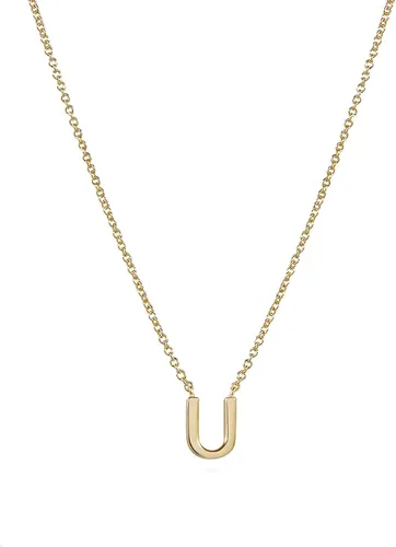 Vista 18 de Collares con Iniciales para Mujer, Collar de Letra de Oro de 14k Chapado en Oro Delicado, Collar Pequeño con Colgante de Inicial, Collar de A1