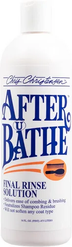 Chris Christensen After U Bathe Solución de enjuague final, arregla como un profesional, añade humedad y resistencia, sin ceras/aceites, fabricado