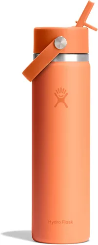 Vista 63 de Hydro Flask Botella de agua – Acero inoxidable aislado – Tapa flexible con popote de boca ancha, antiderrames, a prueba de fugas y recargable
