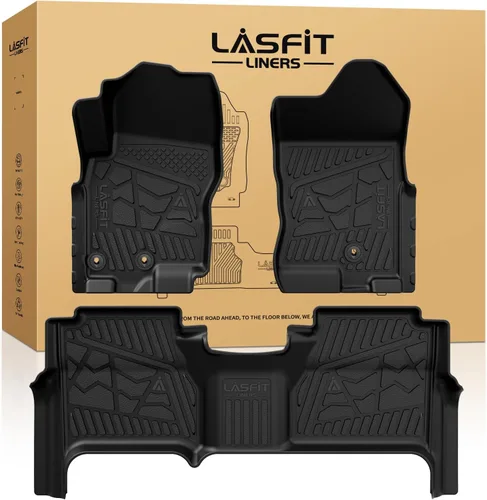 Vista 56 de LASFIT Alfombrillas de carga y respaldo de automóvil, aptas para todo tipo de clima, elastómero termoplástico de ajuste personalizado, fácil