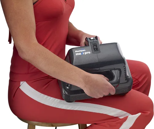 Vista 7 de Thumper Masajeador de percusión Maxi Pro - Masajeador de cuerpo completo de tejido profundo para uso profesional. Masaje de cuerpo completo en 5
