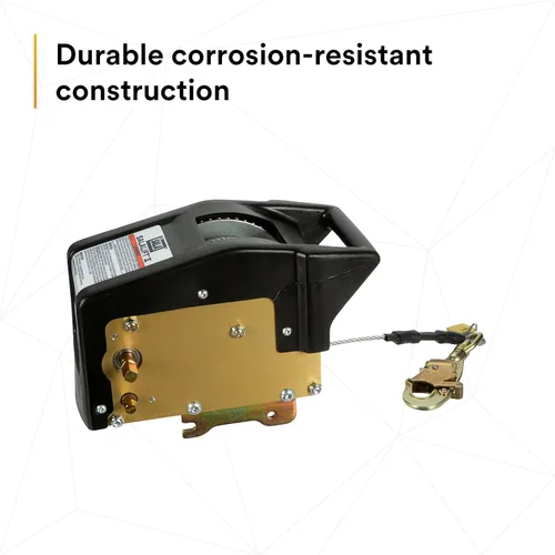 Vista 9 de 3M DBI-SALA Salali' II 8102001 Cabrestante de espacio confinado, cable galvanizado de 60' 1/4 ", gancho giratorio a presión, soporte de montaje