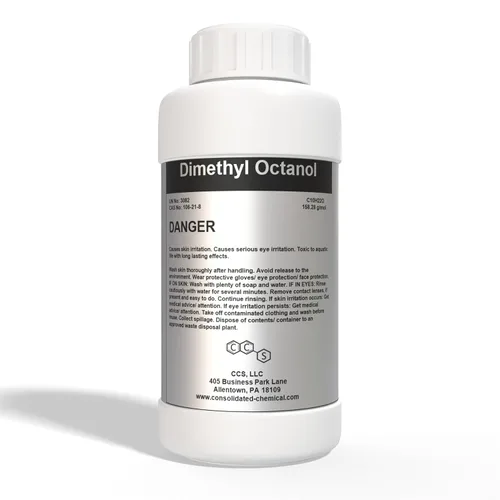 Vista 4 de Dimetil octanol (Tetrahydro Geraniol) de alta pureza de grado industrial y de laboratorio (1.0 fl oz (1 onza líquida))
