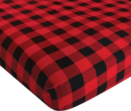 Vista 47 de Hudson Baby Sábana bajera ajustable unisex de algodón para cuna, diseño de animales de granja para niños, talla única