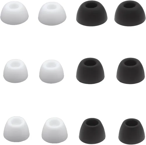 Vista 10 de 6 pares de puntas negras de repuesto de silicona S/M/L para Galaxy Buds 2 Pro, compatibles con Samsung Galaxy Buds 2 Pro