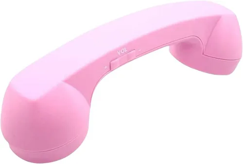 Vista 9 de Auricular de teléfono retro con Bluetooth inalámbrico y USB, a prueba de radiación para teléfonos celulares, cómodo para llamadas (Negro)