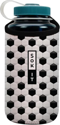 Vista 250 de Sok It BotlSok Funda de neopreno aislada para botella de agua (crepúsculo, se adapta a CamelBak o Nalgene) de 12 onzas