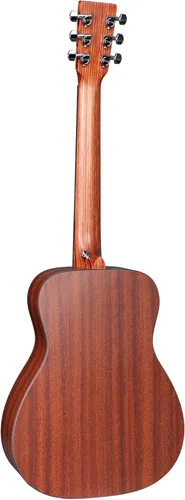 Vista 4 de Martin LX1E guitarra acústica con electrónica Fishman Sonitone, con tapa de abeto sólido de Sitka, modificada O - cuerpo de boltaron w/red