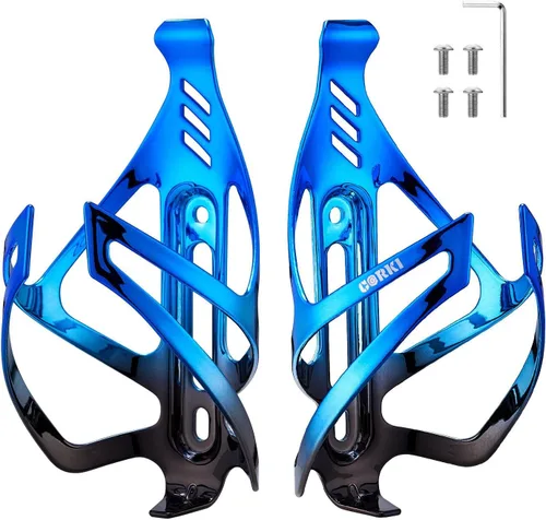 Vista 9 de Corki Cycles - Soporte para botella de agua para bicicleta de aleación de aluminio, jaula universal para botellas de agua para bicicletas