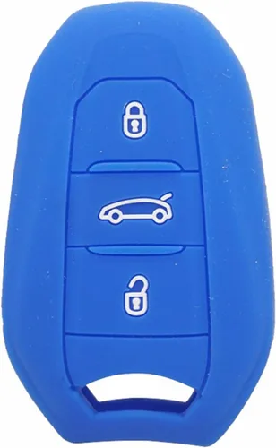 Toiumops Car Key Case for Citroen DS3 DS4 DS5 DS6, Silicone Car Key Cover Case Remote Key Holder Bag