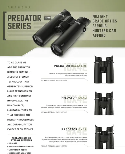 Vista 4 de Steiner Predator Series - Binoculares de caza