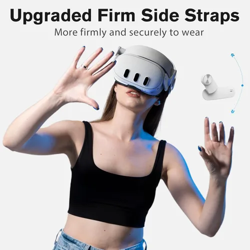 Vista 2 de Head Strap for MetaOculus Quest 3, Comfort Elite Strap for Quest 3 Accessories, VR Headset Enhanced Support & Balance