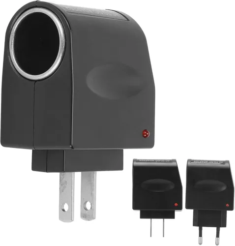 Vista 8 de Convertidor de 12 V 2 A, CA 110 V 240 V a CC 12 V Adaptador de corriente para encendedor de cigarrillos de automóvil, convertidor de fuente