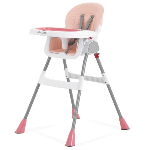 Vista 13 de Dream On Me Silla alta portátil 2 en 1, silla alta compacta convertible, silla alta portátil ligera, color gris