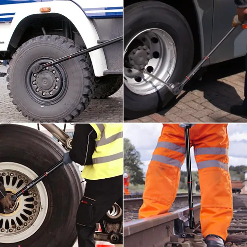 Vista 7 de SUERCUP Llave dinamométrica de clic de 1 pulgada, 200-1300 pies-libra/271-1761.5Nm, llave dinamométrica de clic de doble dirección de 48 dientes