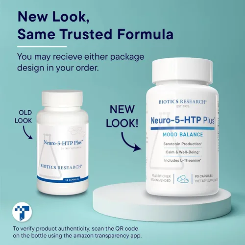 Vista 4 de Biotics Research Neuro 5 HTP Plus Apoyo neurológico, actividad cerebral tranquila, patrones de sueño saludable, sensación general de bienestar