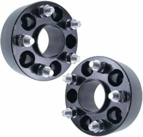 Vista 3 de Espaciadores de rueda centrados de 1 pulgada 5x110, se adapta a Jeep Cherokee Compass Renegade Trailhawk Overland Sport - 1 pulgada (0.984 in), 5 x