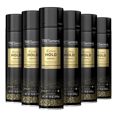 Vista 5 de TRESemmé Paquete de 6 laca para el cabello de niebla ultrafina para control de encrespamiento las 24 horas con Pro Lock Tech de 11 onzas y spray