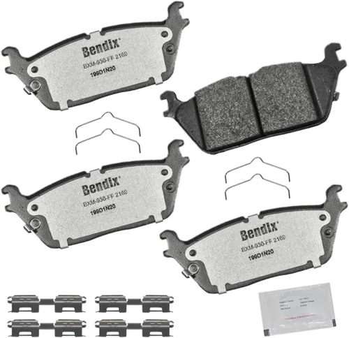 Vista 198 de Pastillas de freno Bendix Fleet Metlok MKD52FM para Apollo, Centurion, Century, Chasis Comercial, Electra, Estate Wagon, GS, 50, 400, 455, LeSabre
