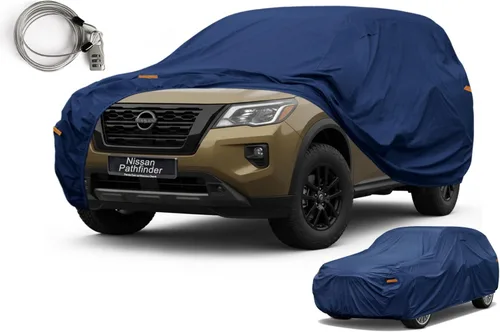 Vista 200 de Kaugung Funda impermeable pesada para automóvil, ajuste personalizado para Ford Mustang GT/Shelby/Cobra/Bullitt (1970-2025), cubierta exterior