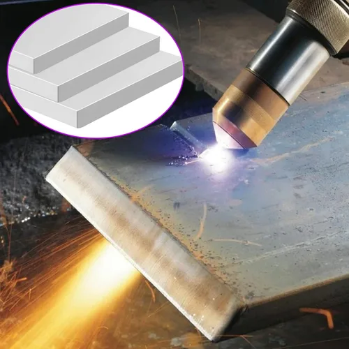 Vista 7 de Paquete de 6 barras planas cuadradas de aluminio de 1/4 x 2 pulgadas, placa plana de aluminio de 12 pulgadas de largo, barra de aluminio 6061, plata