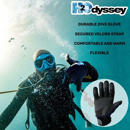 Vista 7 de H2ODYSSEY Tropic Gloves 0.079 in - Equipo térmico de buceo para mantener las manos calientes - para surf, buceo y natación