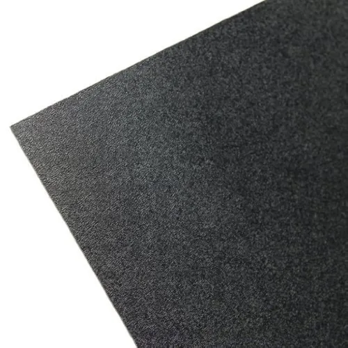Vista 2 de Hoja de ABS - 0.118 pulgadas de grosor, color negro, 12 x 12 pulgadas nominal, paquete de 8