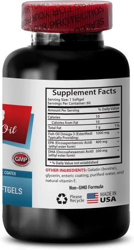 Vista 4 de Suplemento de grado farmacéutico de aceite de pescado Omega-3 8060, suplementos de aceite de pescado Omega 3, suplementos de Omega 3, suplementos