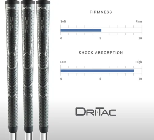 Vista 4 de Winn Dri-Tac - Juego de empuñaduras de golf (9 piezas)