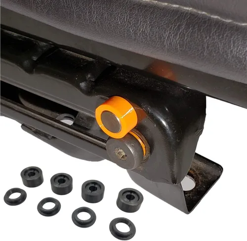 Bujes de soporte deslizante para asiento delantero – Accesorios Jeep Wrangler TJ 1999–2006 – Fijar asientos delanteros sueltos – Accesorios