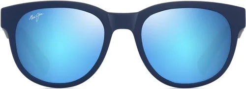 Vista 8 de Maui Jim Gafas de sol redondas Maoli Mate Oscuro Havana/Hcl Bronce Polarizado