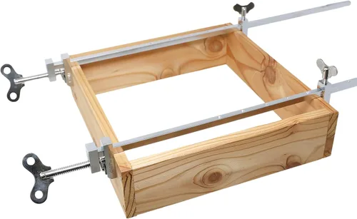 Vista 4 de KAKURI Abrazaderas de barra para carpintería 11-3/4 pulgadas HATAGANE Abrazaderas de madera japonesas, Juego de herramientas de abrazaderas