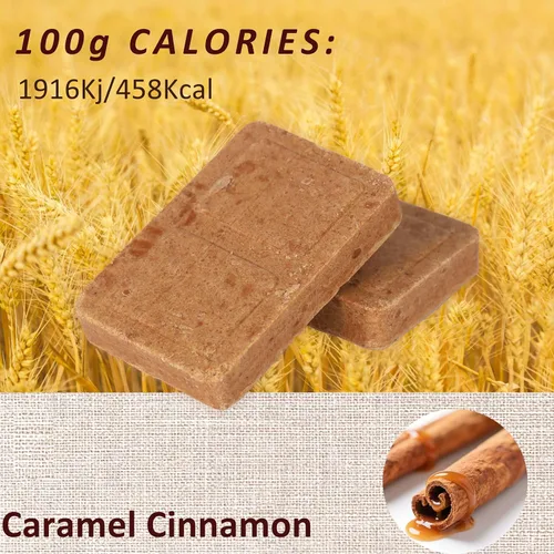 Vista 6 de Barras de alimentos de emergencia - Hardtack de caramelo y canela, MRE Meals Military 2025, larga vida útil, barras de ración de comidas