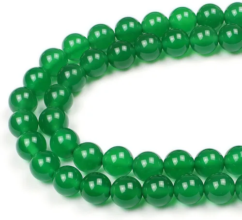 Vista 8 de MJDCB Cuentas de Turquesa Africana Natural Redondas Piedras Sueltas para Hacer Joyas Pulsera Collar Accesorio DIY 15" (4mm)