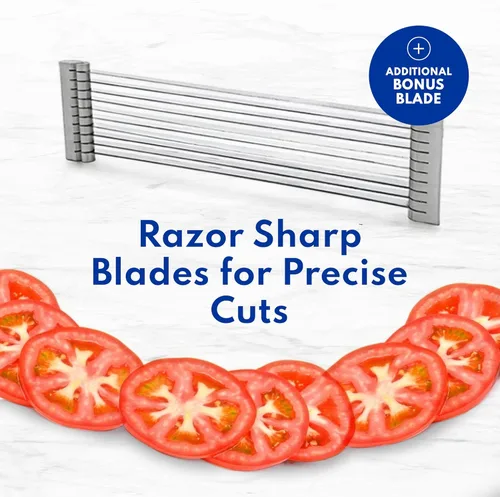 Vista 7 de New Star Foodservice Cortador de tomate (1/4 de pulgada)