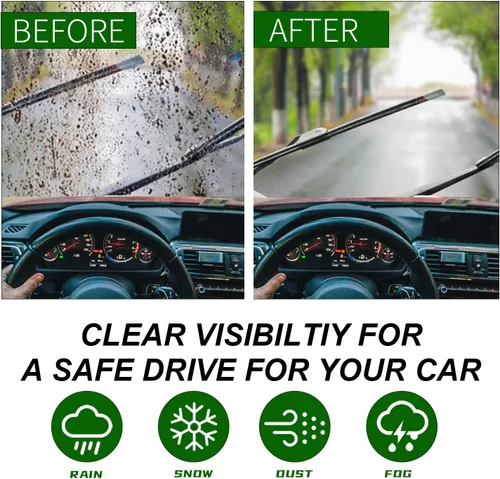 Vista 3 de 3 limpiaparabrisas de repuesto de fábrica para Ford Explorer 2011-2023 Police Interceptor Utility 2013-2023 – Juego de limpiaparabrisas