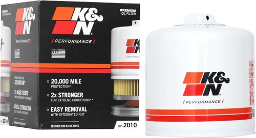 Filtro de aceite con llave de funcionamiento K&N HP2010.
