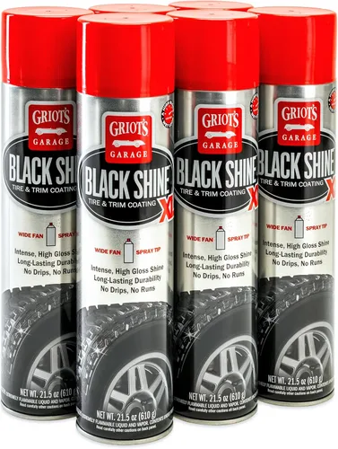 Vista 8 de Griot's Garage 10938 Revestimiento negro para neumáticos con acabado brillante.