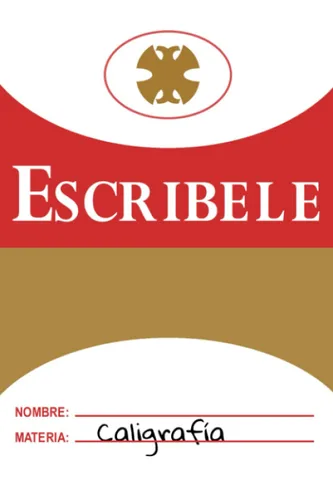 Libreta Escribele de doble raya Libreta de Caligrafía (Spanish Edition)